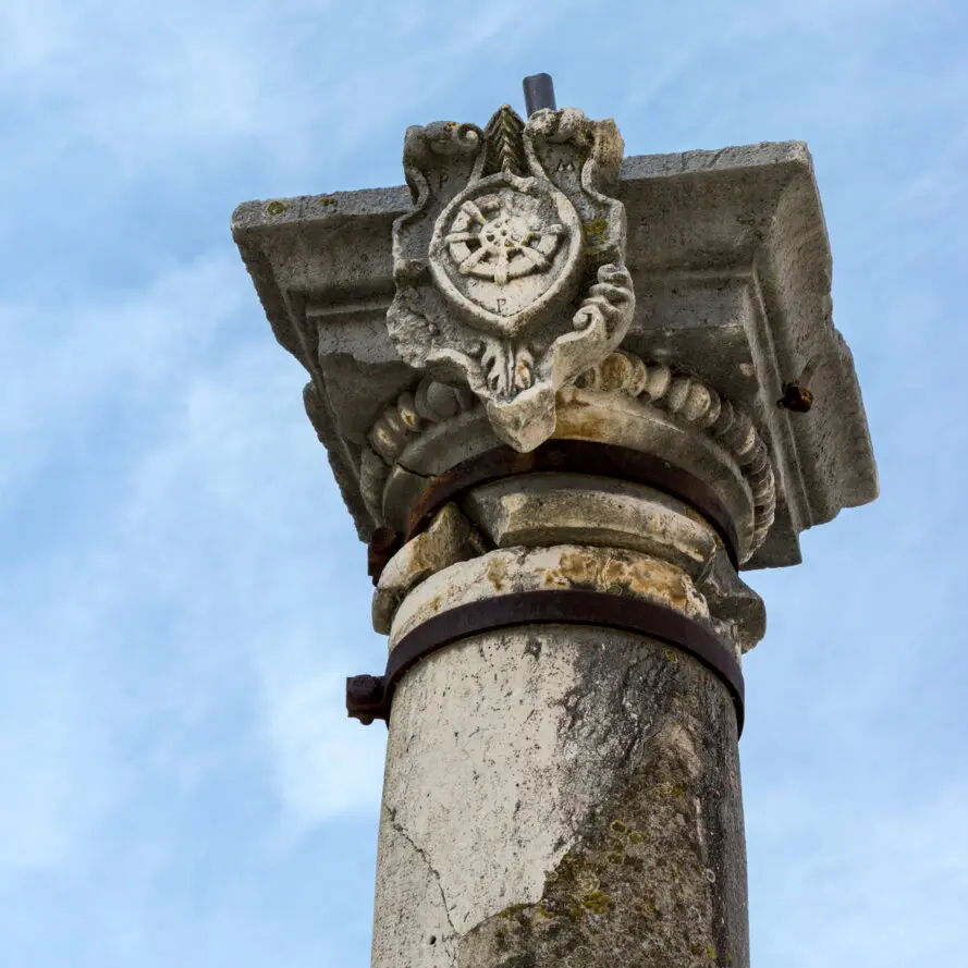 Historic stone setting in Omiš old town